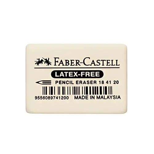 FABER-CASTELL Gomme en caoutchouc 7041-40, blanc photo du produit
