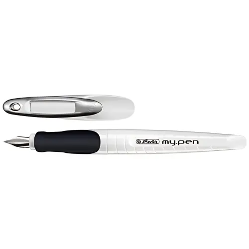 HERLITZ Stylo plume my.pen, plume: M, blanc / noir photo du produit