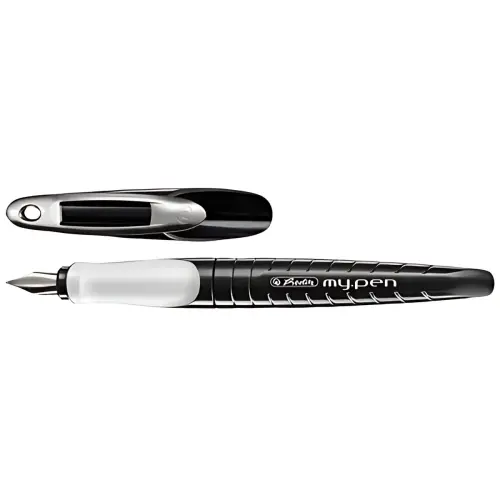 HERLITZ Stylo plume my.pen, plume: M, blanc / noir photo du produit