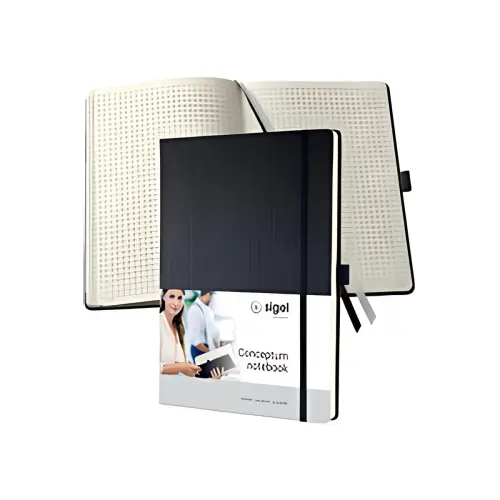 sigel Carnet de notes Conceptum, A5, quadrillé, beige photo du produit