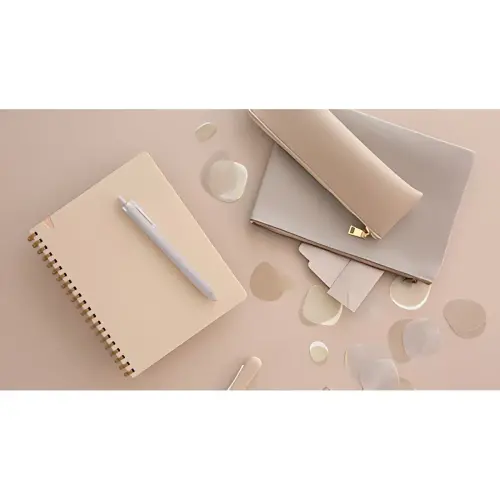 TOMBOW Stylo à bille rétractable 'MONO graph Lite', blanc photo du produit