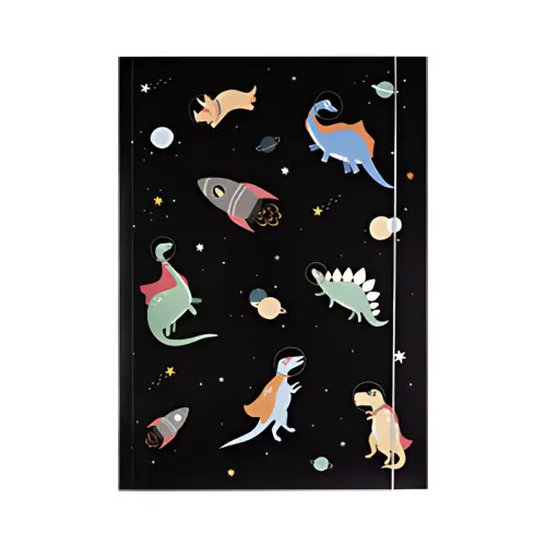 folia Pochette de rangement à dessins HOTFOIL 'Space Dinos' photo du produit