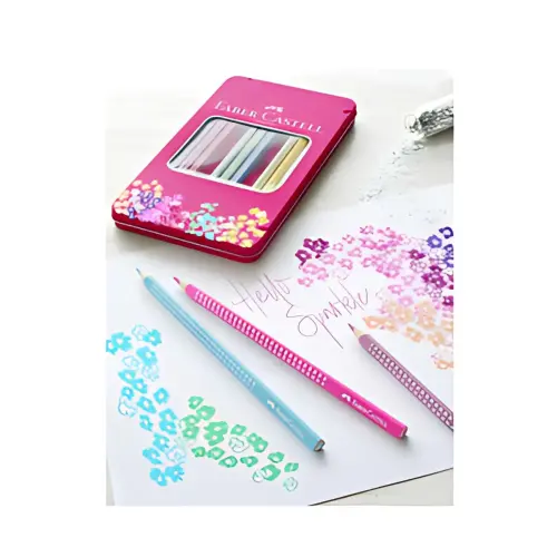 FABER-CASTELL Crayons de couleur triangulaires SPARKLE photo du produit