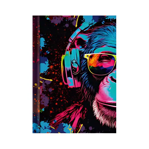 RNK Verlag Carnet de notes 'Neon', A4, 96 feuilles, uni photo du produit