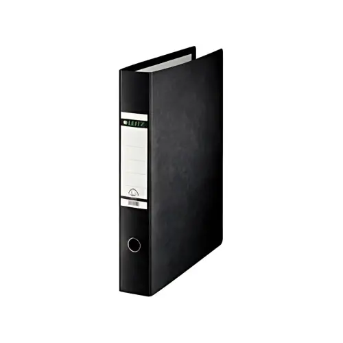 LEITZ Classeur en carton dur, 180 d&eacute;gr&eacute;s, format A5, 56 mm, photo du produit