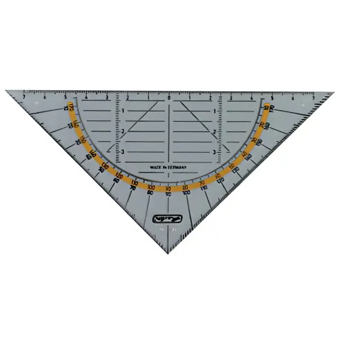 Equerre géométrique - hypoténuse 160 mm - Herlitz photo du produit