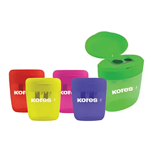 Kores Taille-crayons double DEPOSITO, assorti photo du produit