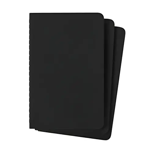 MOLESKINE Cahier, P/A6, quadrill&eacute;, carton, noir photo du produit