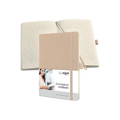 sigel Carnet de notes Conceptum, A5, quadrill&eacute;, rouge photo du produit