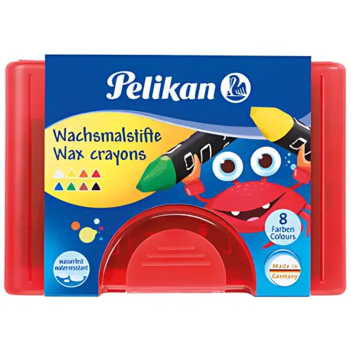 Crayon de cire épais 665/8 D - triangulaire - résistant - Pelikan photo du produit