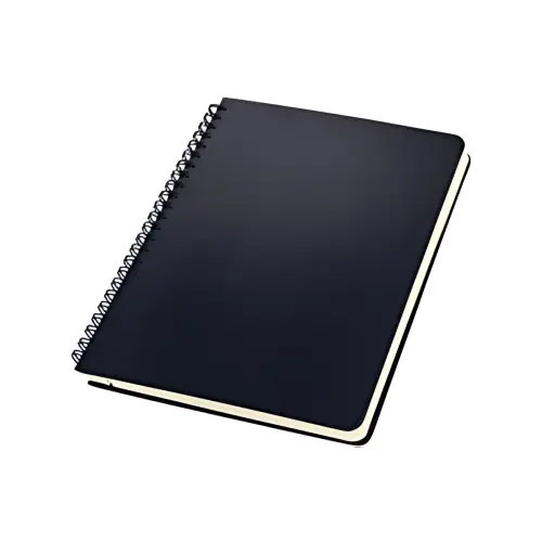 sigel Carnet à spirale Conceptum, A5, ligné, noir photo du produit