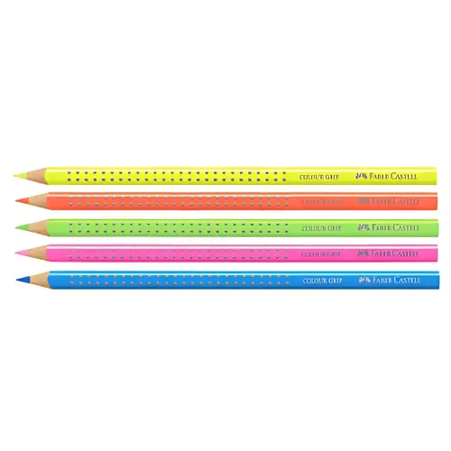 Crayon couleur triangulaire Color GRIP - Rose - Faber-Castell photo du produit