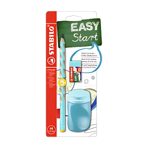 STABILO Kit pour &eacute;colier EASYgraph, pour gauchers, bleu photo du produit