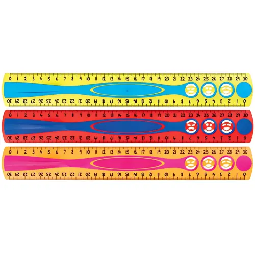 MAPED Règle plate Kidy Grip, 300 mm, en plastique photo du produit
