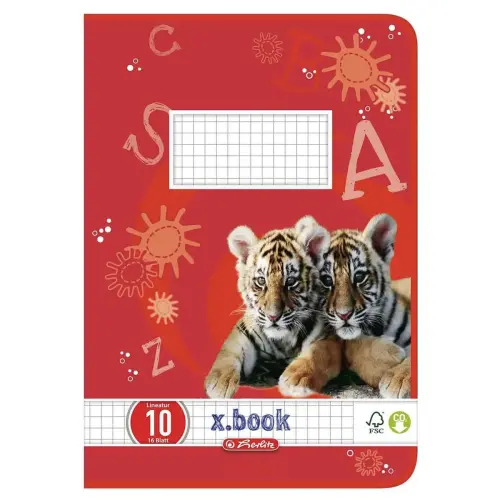 HERLITZ Cahier x.book, A5, linéature 6 / uni photo du produit