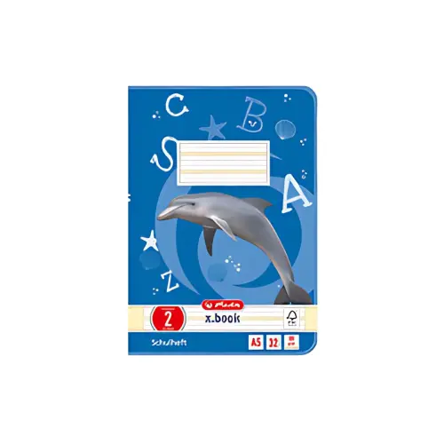 Cahier scolaire x.book - A5 - linéature 2 - Herlitz photo du produit