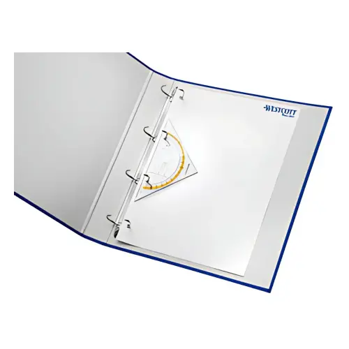 WESTCOTT Equerre géométrique avec perforations pour classeur photo du produit
