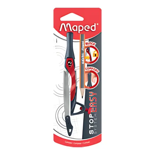 MAPED Compas Stop System avec bague d'adaptation photo du produit