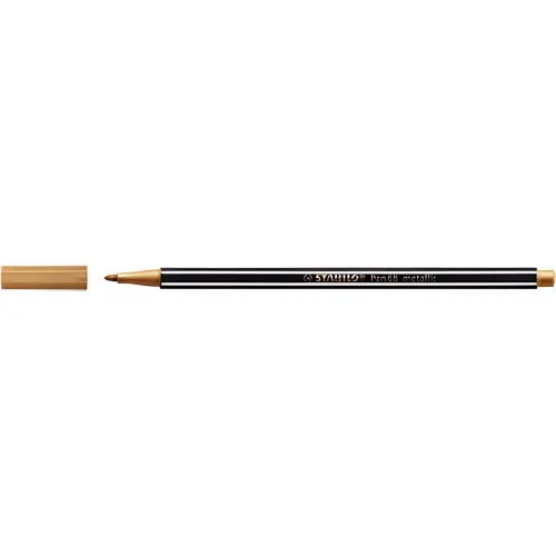 STABILO Stylo feutre Pen 68 metallic, or photo du produit