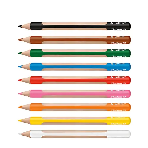 Crayon de couleur triangulaire griffix - étui de 9 - Pelikan photo du produit