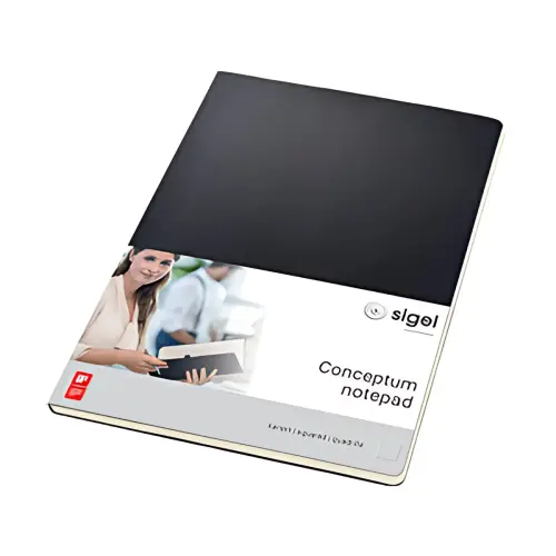 sigel Cahier Conceptum, A4, lign&eacute;, noir photo du produit