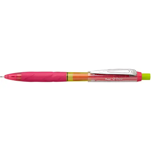 Pentel Porte-mines Q-Erase, 0,7 mm, pink/jaune photo du produit