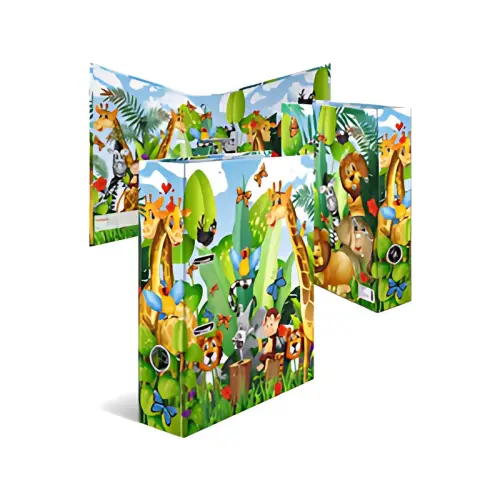 Classeur &agrave; motif pour &eacute;cole maternelle Jungle - Herma photo du produit