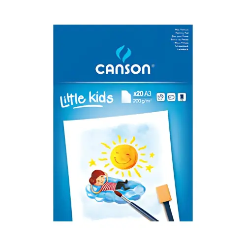 CANSON Bloc de papier pour la peinture Kids, A4, 200 g/m2 photo du produit