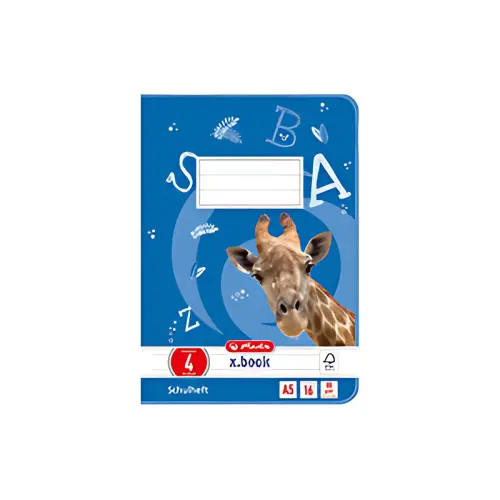 HERLITZ Cahier scolaire x.book, A5, linéature 4 photo du produit