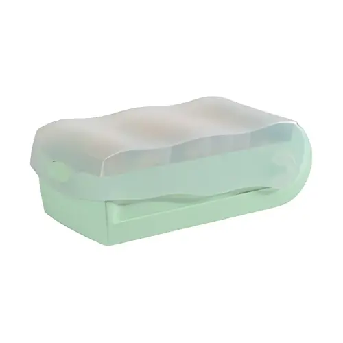 HAN Bo&icirc;te &agrave; fiches CROCO, A8, vert pastel/translucide photo du produit