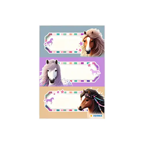 HERMA Étiquettes pour livres VARIO 'Chevaux' photo du produit