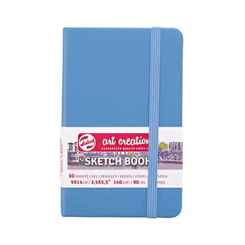 ROYAL TALENS Art Creation Carnet de croquis, 120x120 mm,bleu photo du produit