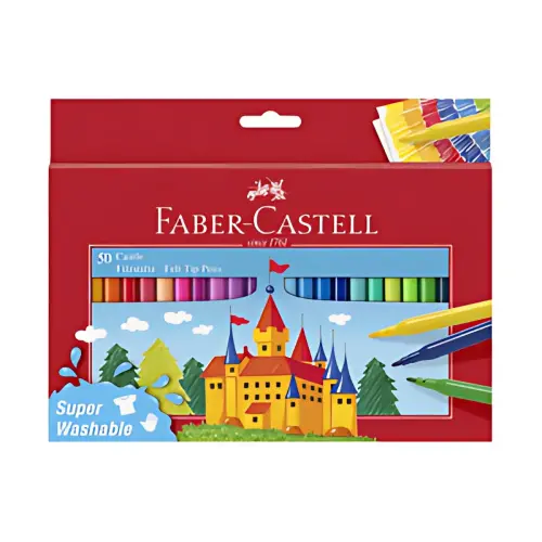FABER-CASTELL Feutre CASTLE, étui carton de 50 pièces photo du produit