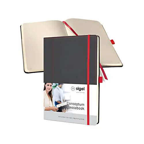 sigel Carnet de notes Conceptum Design Casual, A5, gris / photo du produit
