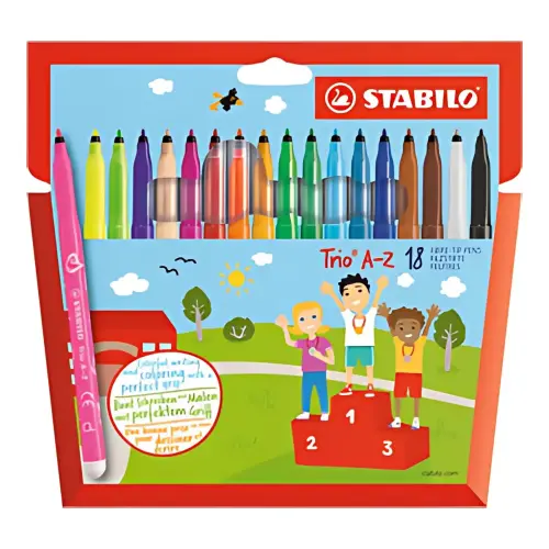 STABILO Feutre Trio A-Z, étui en carton de 24 photo du produit