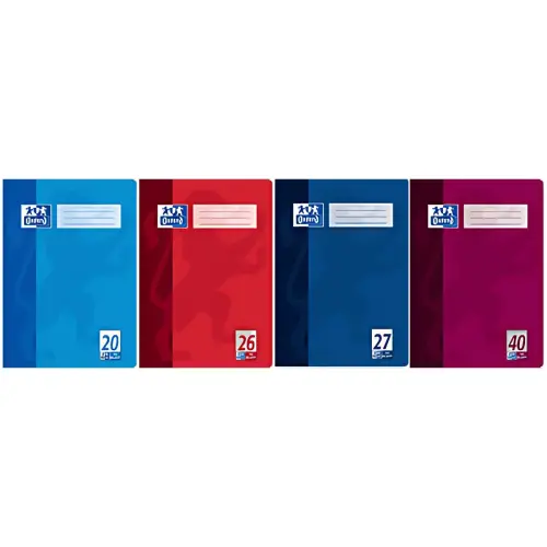 Oxford cahier scolaire, format A4, linéature 40/5 mm quadril photo du produit