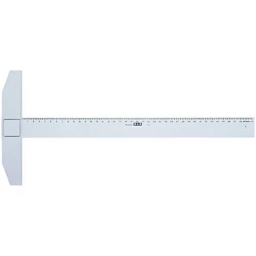 M+R Règle té, longueur de mesure: 750 mm, bleu transparent photo du produit