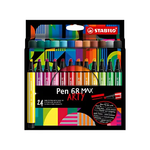 STABILO Feutre Pen 68 MAX, étui de 4 ARTY photo du produit