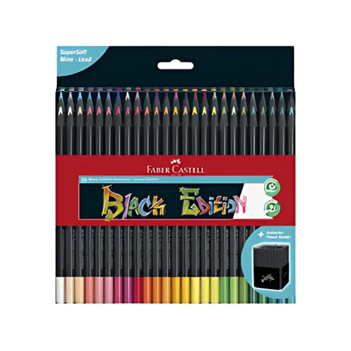 Crayon de couleur Black Edition - étui de 36 - Faber-Castell photo du produit