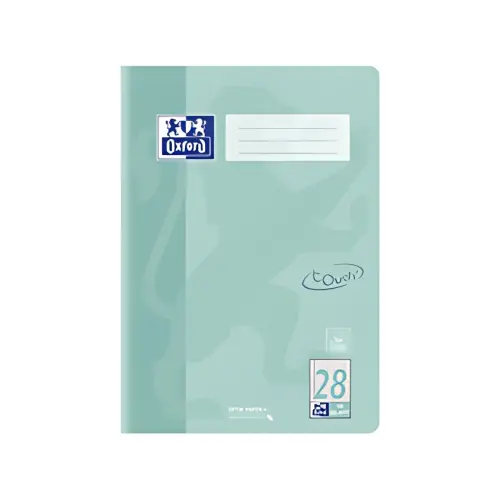 Oxford Cahier Touch pastel, A4, lin&eacute;ature 28, vert photo du produit