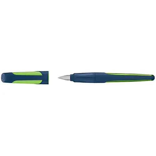 Stylo plume EASYbuddy M - droitiers - Noir/citron vert - Stabilo photo du produit