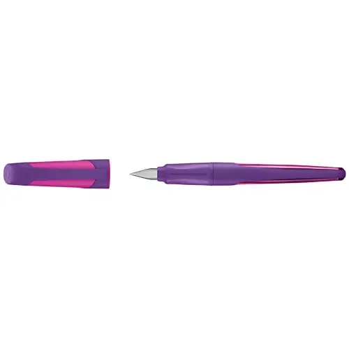 Stylo plume EASYbuddy M - droitiers - Noir/citron vert - Stabilo photo du produit