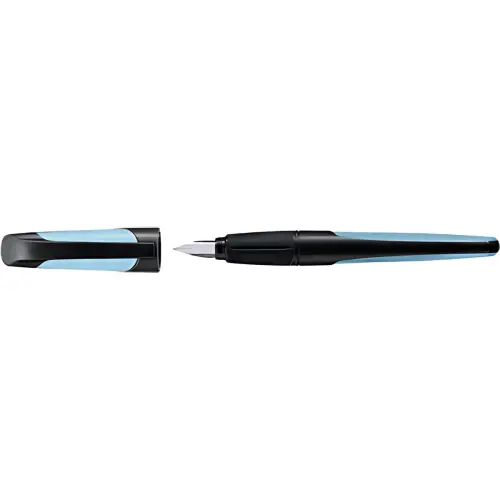 Stylo plume EASYbuddy M - droitiers - Noir/citron vert - Stabilo photo du produit