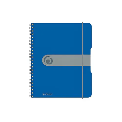 HERLITZ Cahier à spirales easy orga to go, A5, bleu photo du produit