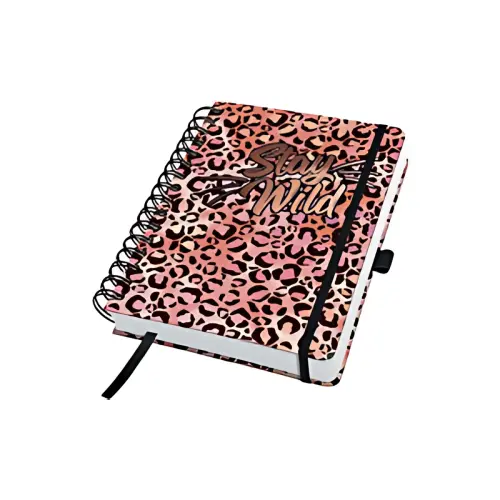 sigel Cahier à spirale Jolie Inspire 'Pink Leo Love', A5 photo du produit