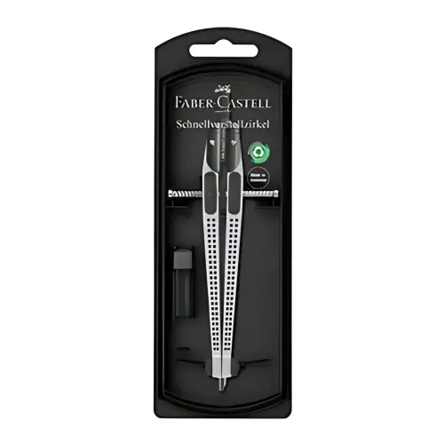 Compas à réglage rapide GRIP - Noir - Faber-Castell photo du produit
