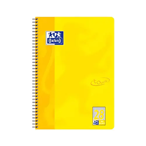 Cahier Touch - A4+ - quadrillé - 160 pages - Jaune soleil - Oxford photo du produit