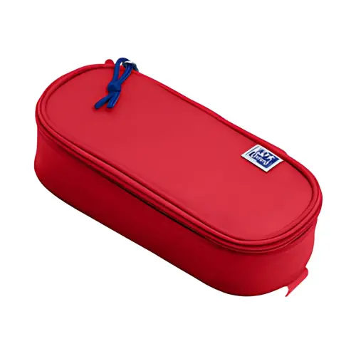Oxford Trousse, polyester, oval, rouge photo du produit