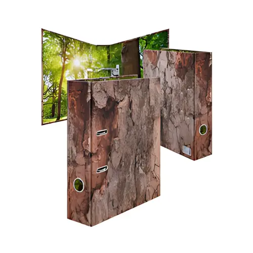 HERMA Classeur à motifs 'Nature', A4, Wood photo du produit