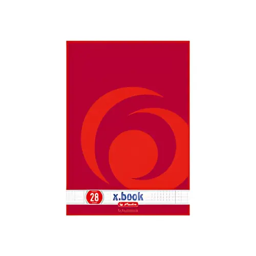 Bloc de cours x.book - A4 - réglure 26 / quadrillé - Herlitz photo du produit